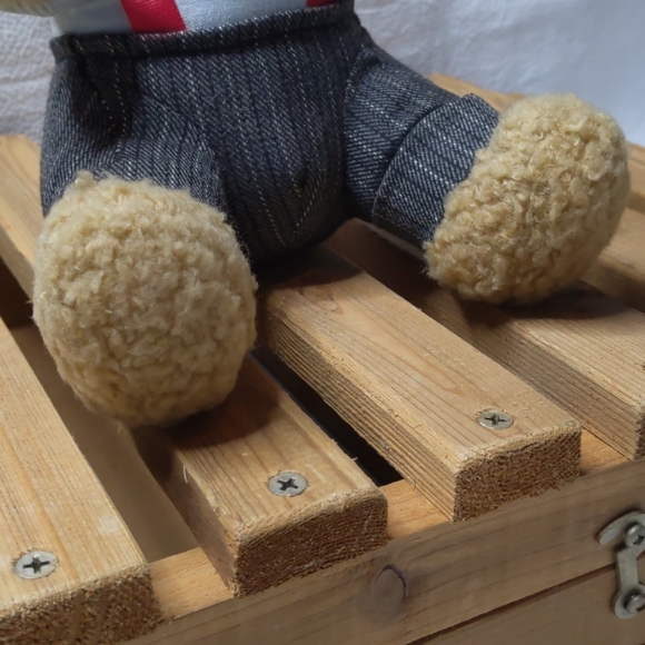 Silver International Java Bear Stuffed Teddy Bear Bowtie 1996 - Picture 5 of 7